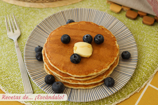 Como hacer tortitas americanas con Thermomix, esponjosas y deliciosas