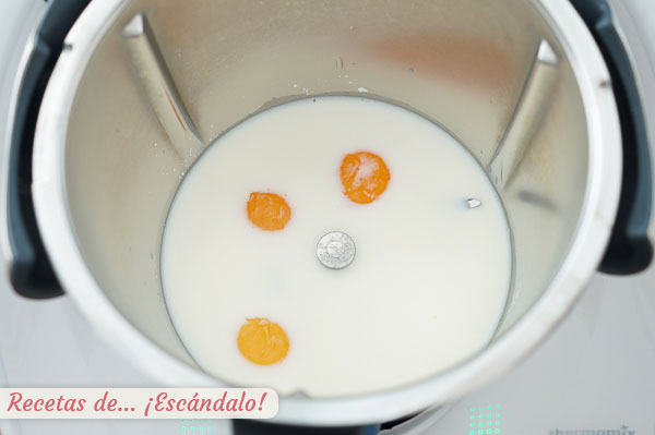 Ingredientes crema pastelera casera Thermomix