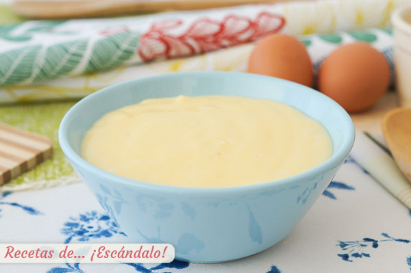 Receta de crema pastelera con Thermomix, sabrosa y sencilla