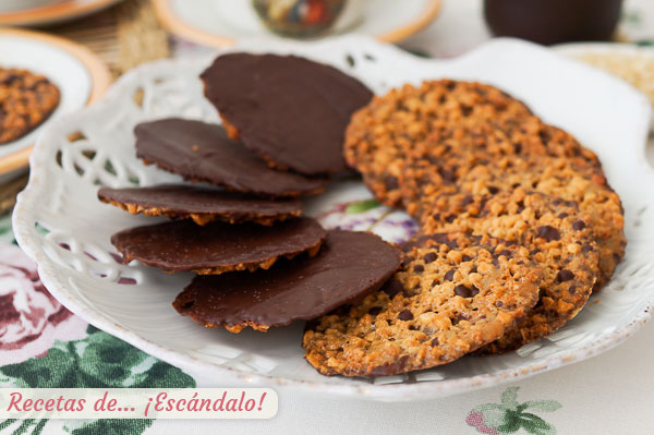 Receta de galletas Moscovitas de almendra y chocolate caseras