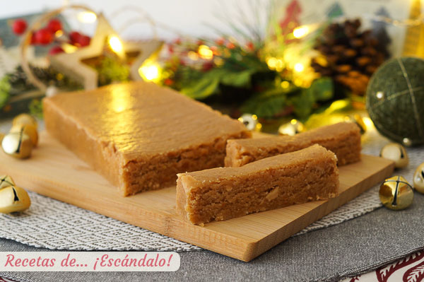 Receta de turron de Jijona o turron blando casero