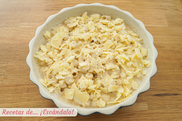 Mac and cheese con pan rallado