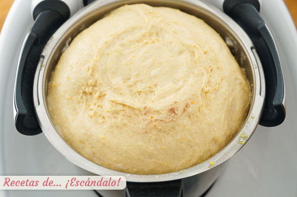 Masa fermentada roscon de reyes