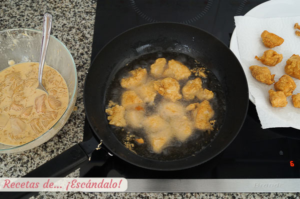Pollo frito al estilo chino