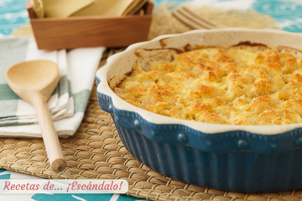 Receta de mac and cheese o macarrones con queso, un plato de pasta irresistible
