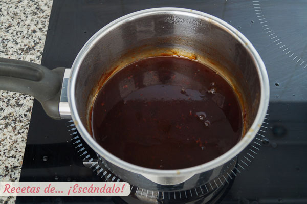 Salsa agridulce china casera