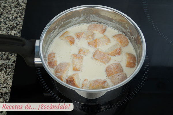 Sopa de almendras de navidad