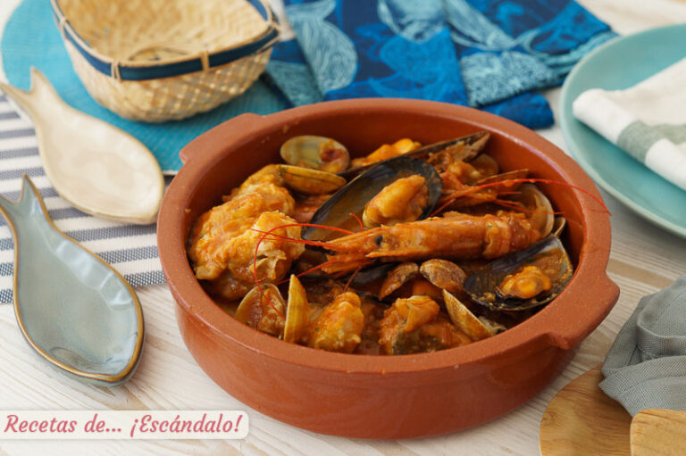 Zarzuela de pescado y marisco, un plato muy especial y exquisito