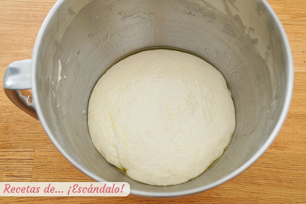 Masa casera focaccia
