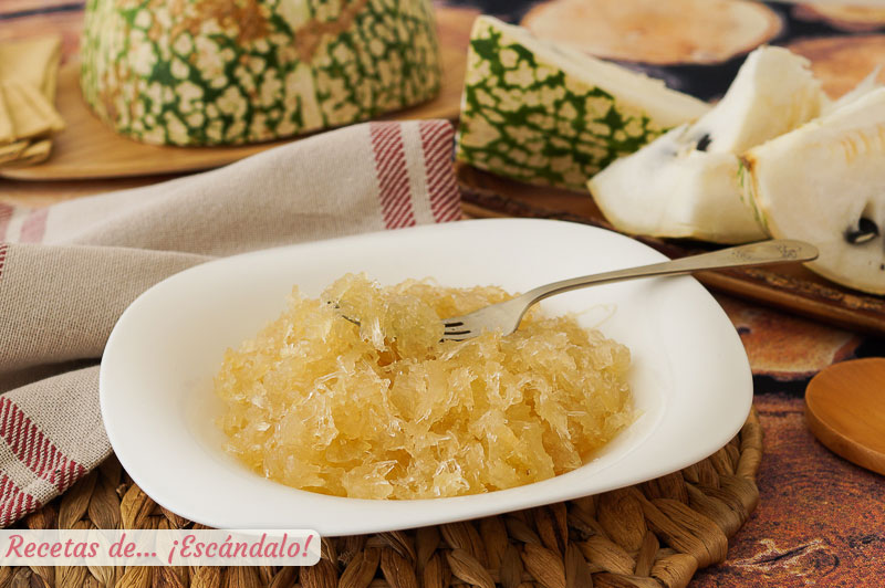 Cabello de angel casero de calabaza, un dulce exquisito