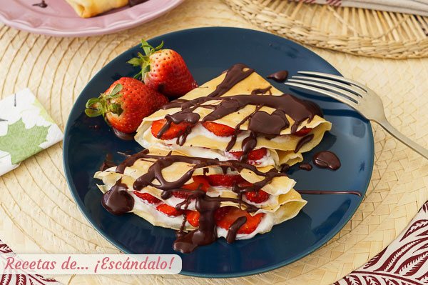 Como hacer masa de crepes con Thermomix, quedan de 10