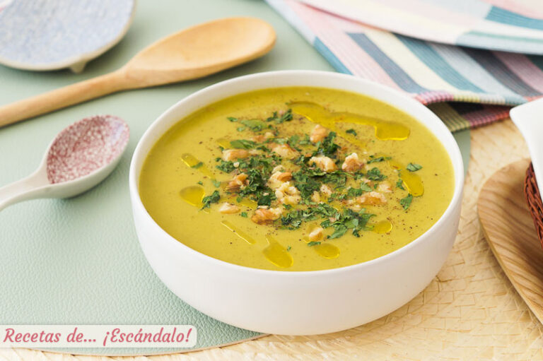 Crema de verduras o puré de verduras con Thermomix, sabrosa y sencilla
