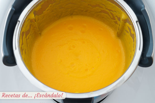 Crema de zanahoria casera thermomix