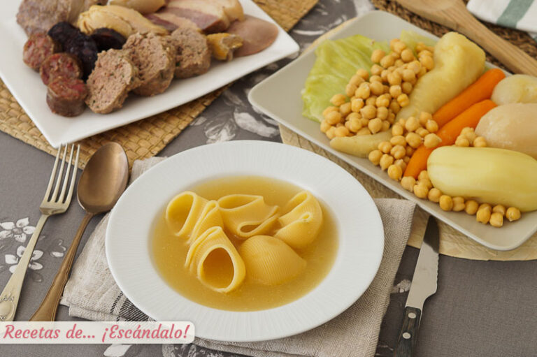 Escudella i carn d’olla. Receta catalana tradicional paso a paso