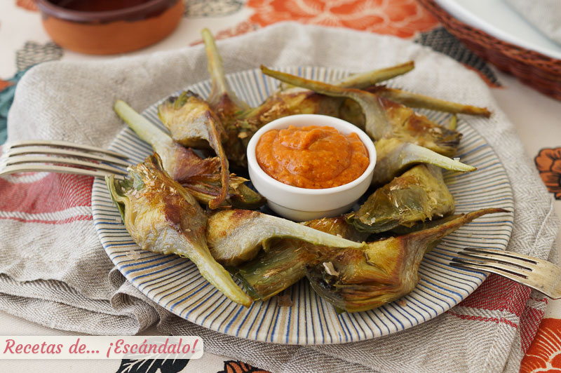 Alcachofas a la plancha, riquisimas y con trucos para que no se oxiden