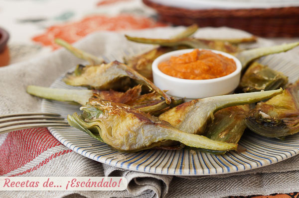 Receta de alcachofas a la plancha, riquisimas y con trucos para que no se oxiden