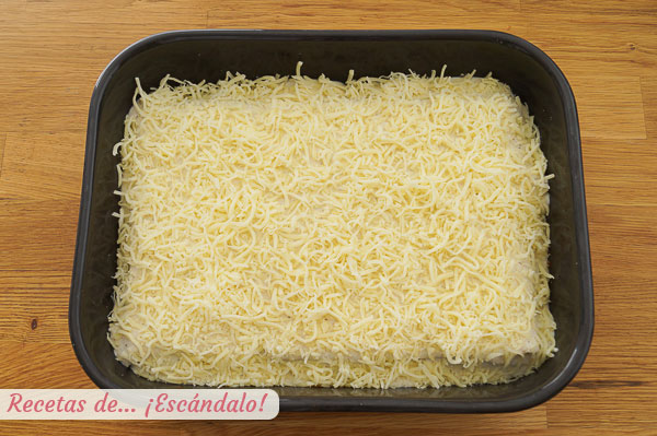 Queso rallado para lasana thermomix