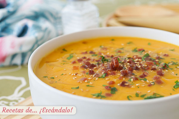 Receta de crema de calabaza casera, saludable e irresistible