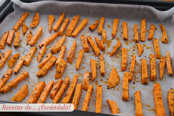 Boniatos asados al horno