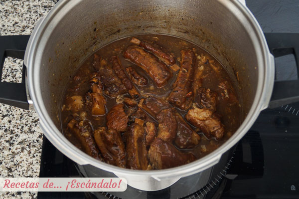 Costillas de cerdo en salsa caseras