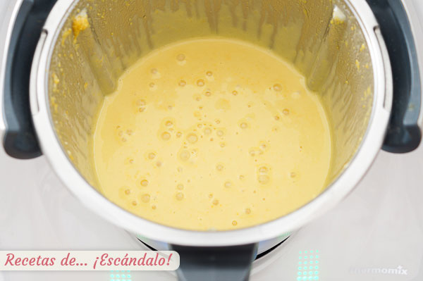 Masa bizcocho de naranja