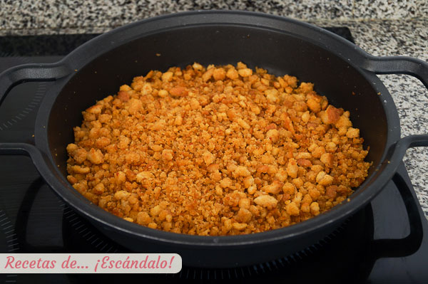 Migas de pan con thermomix