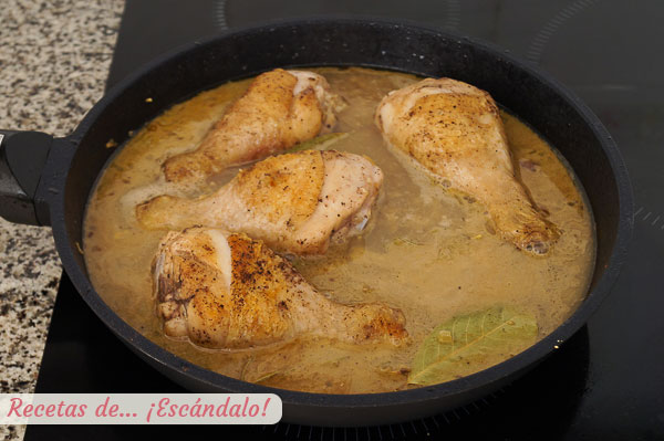 Muslitos de pollo en salsa