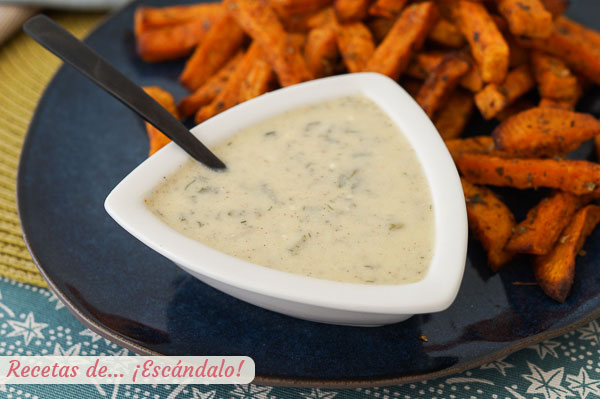 Receta de salsa ranchera o salsa ranch, un aderezo casero delicioso