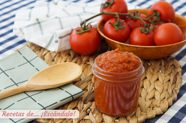 Receta de tomate frito o salsa de tomate con Thermomix, casera y deliciosa
