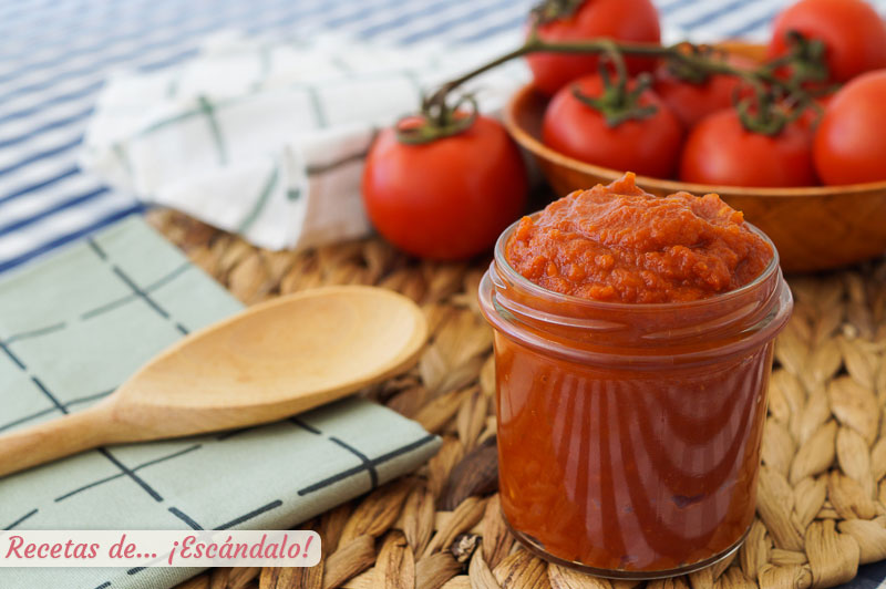 Tomate frito o salsa de tomate con Thermomix, casera y deliciosa