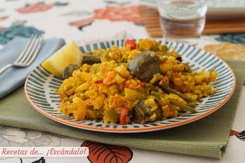 Arroz con verduras en Thermomix, el mas rico y completo