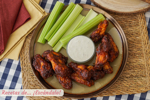 Como hacer chicken wings o buffalo wings, unas alitas de pollo irresistibles