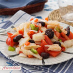 Esqueixada de bacalao