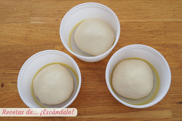 Masa para pizza en sarten