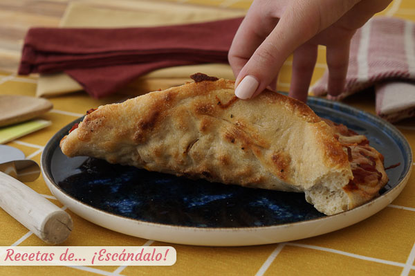 Masa pizza casera en sarten
