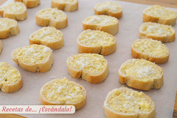 Pan de ajo casero