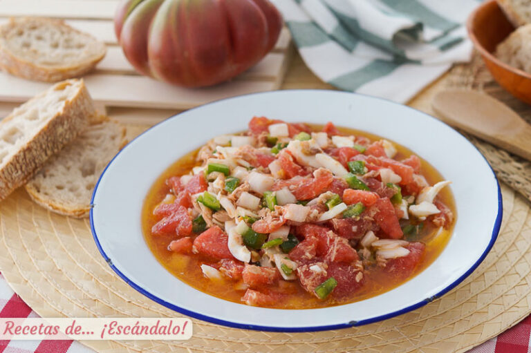 Receta de pipirrana, un plato tradicional muy sencillo y refrescante