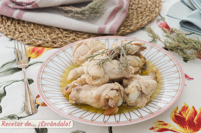 Pollo al ajillo con Thermomix, una receta sencilla y muy rica