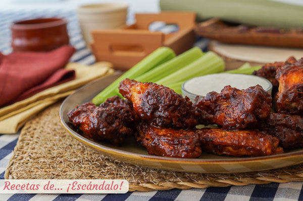 Receta de chicken wings o buffalo wings, unas alitas de pollo irresistibles