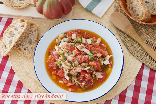 Receta de pipirrana, un plato tradicional muy sencillo y refrescante