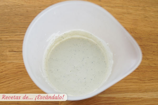 Salsa de queso azul casera para alitas de pollo picantes chicken wings
