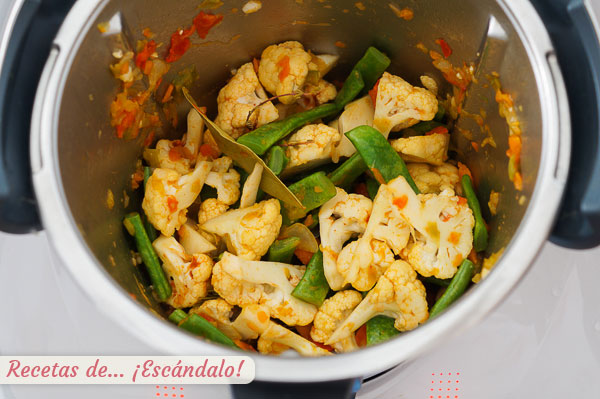 Verduras arroz thermomix