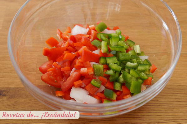 Verduras esqueixada catalana