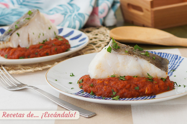 Receta de bacalao con tomate en thermomix, un clasico irresistible