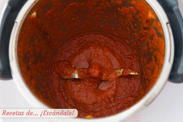 Salsa de tomate casera thermomix