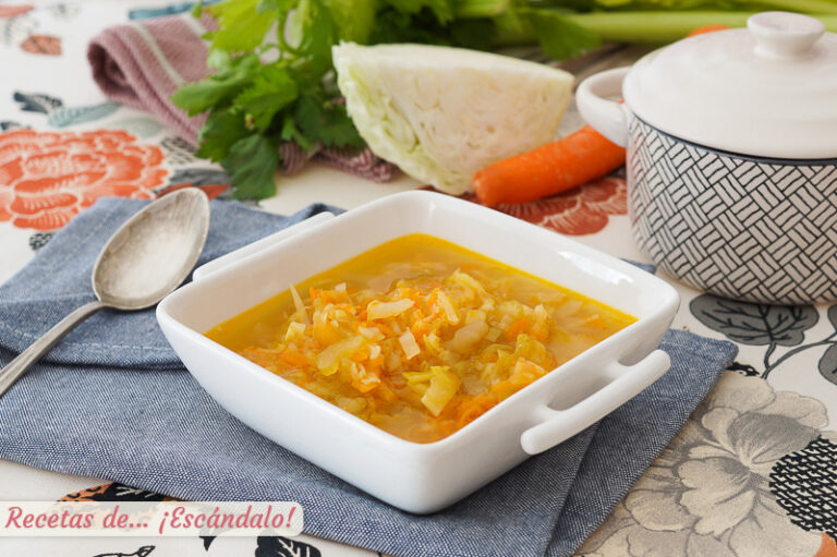 Sopa juliana, una receta tradicional y saludable repleta de verduras
