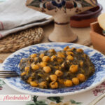 Espinacas con garbanzos en Thermomix