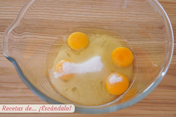 Ingredientes bizcocho genoves masa genovesa