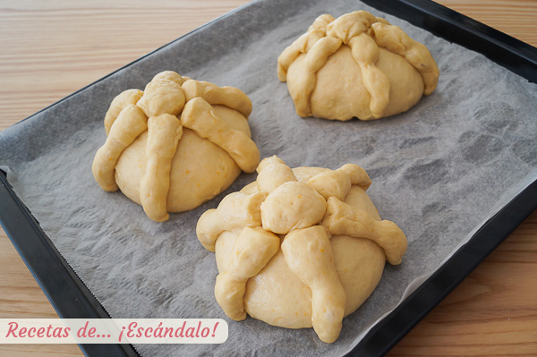 Pan de muerto en casa
