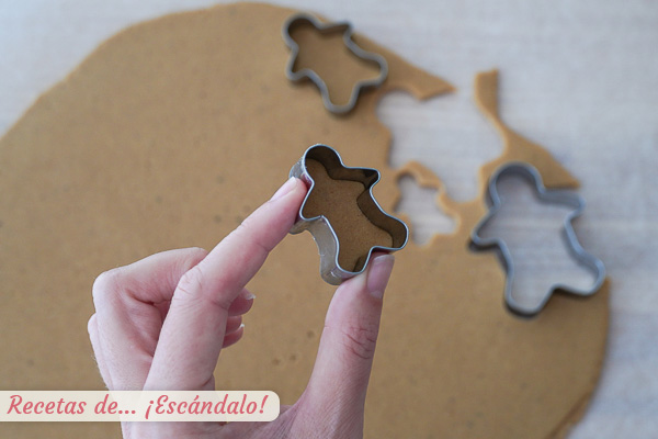 Cortador galletas jengibre muneco